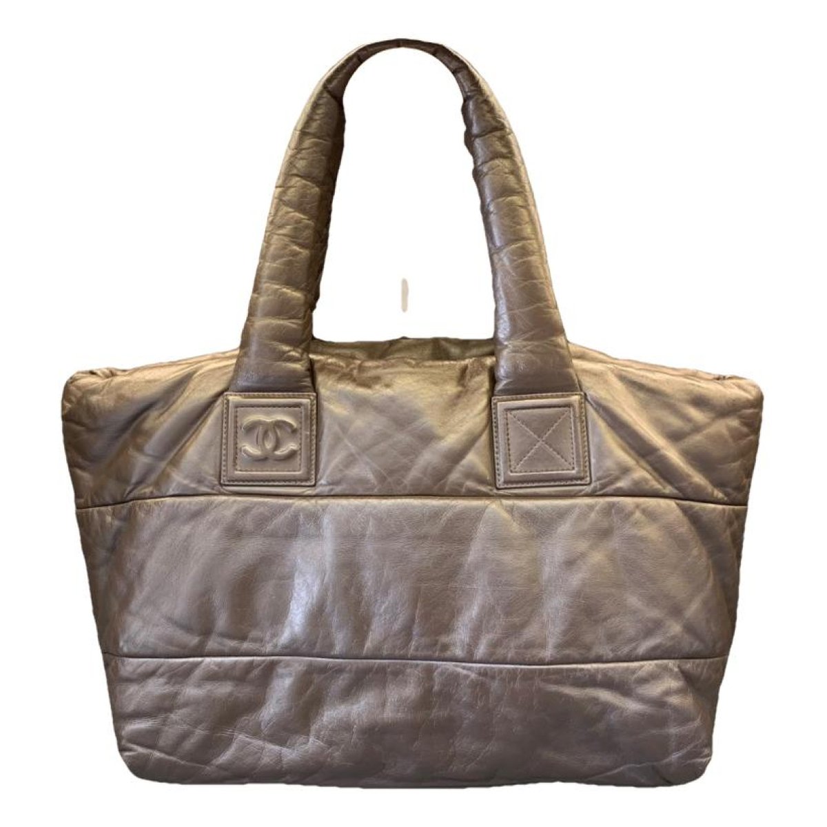 Cocoon leather handbag
