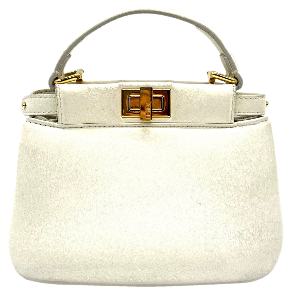 Peekaboo leather handbag