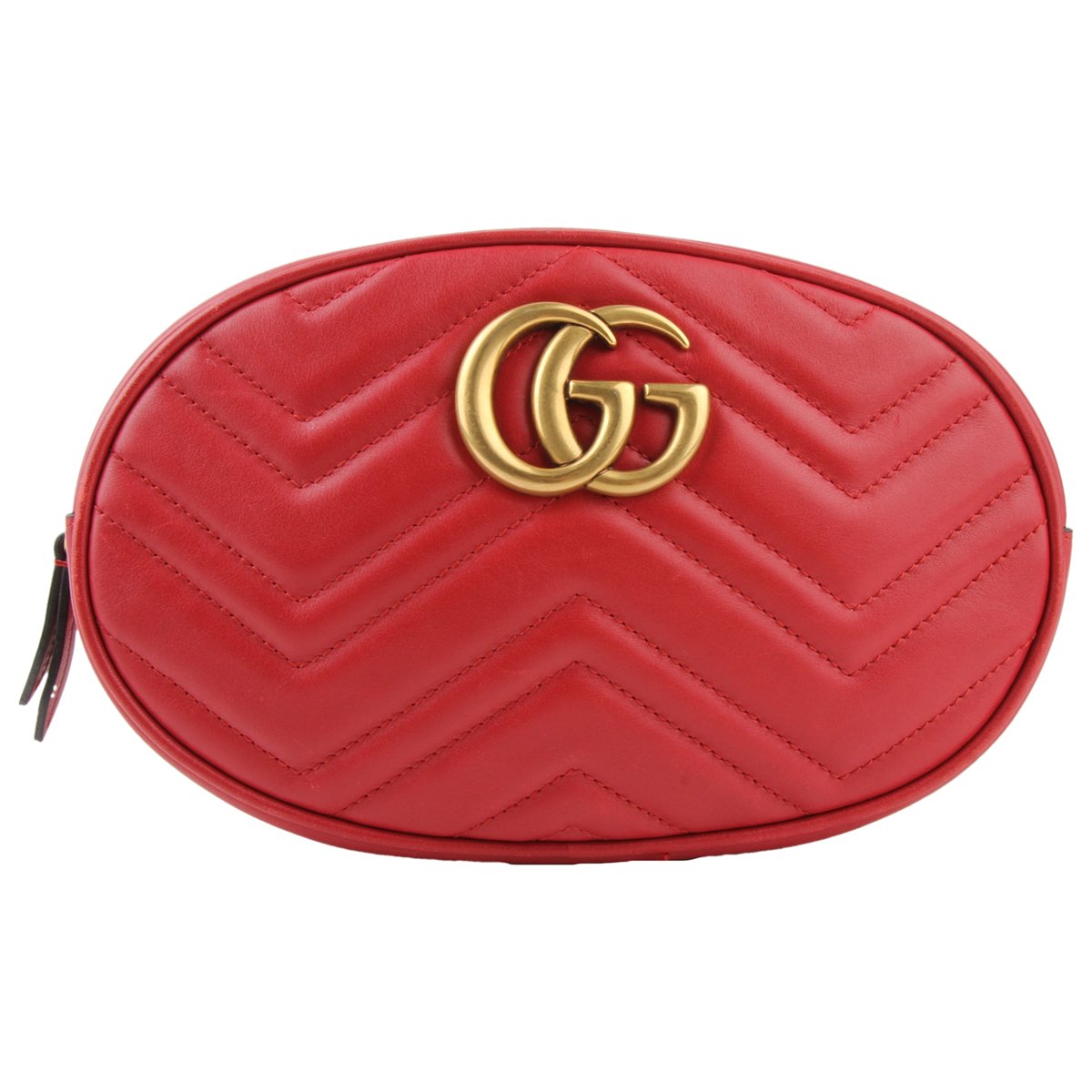 GG Marmont Oval leather handbag
