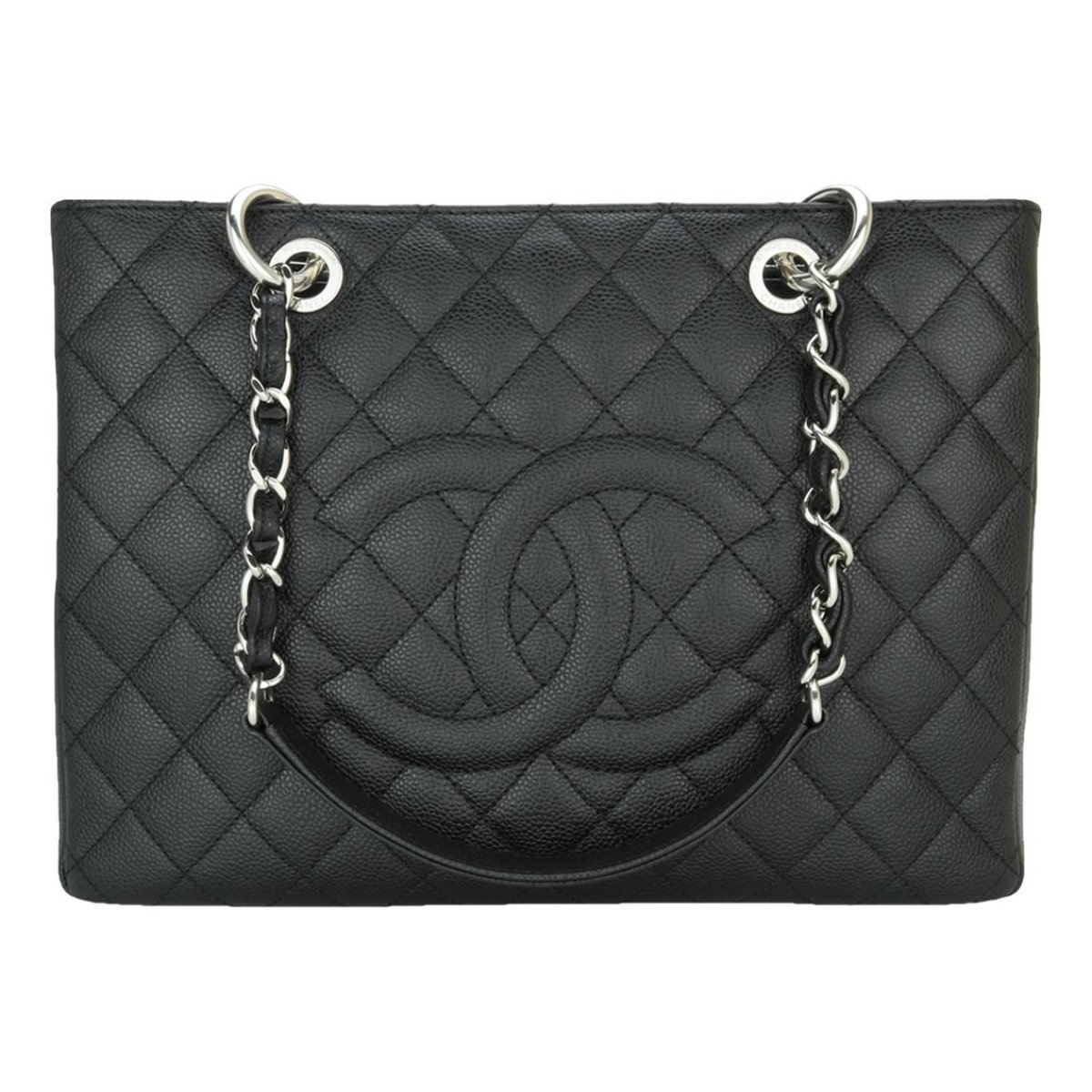 Grand shopping leather tote