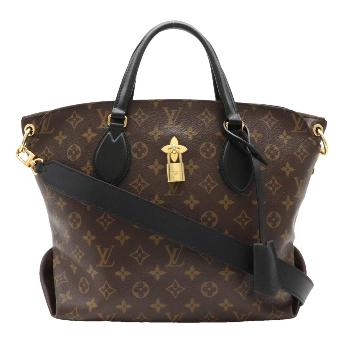 Flower Tote leather handbag