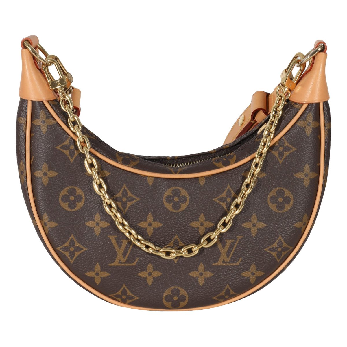 Loop leather handbag