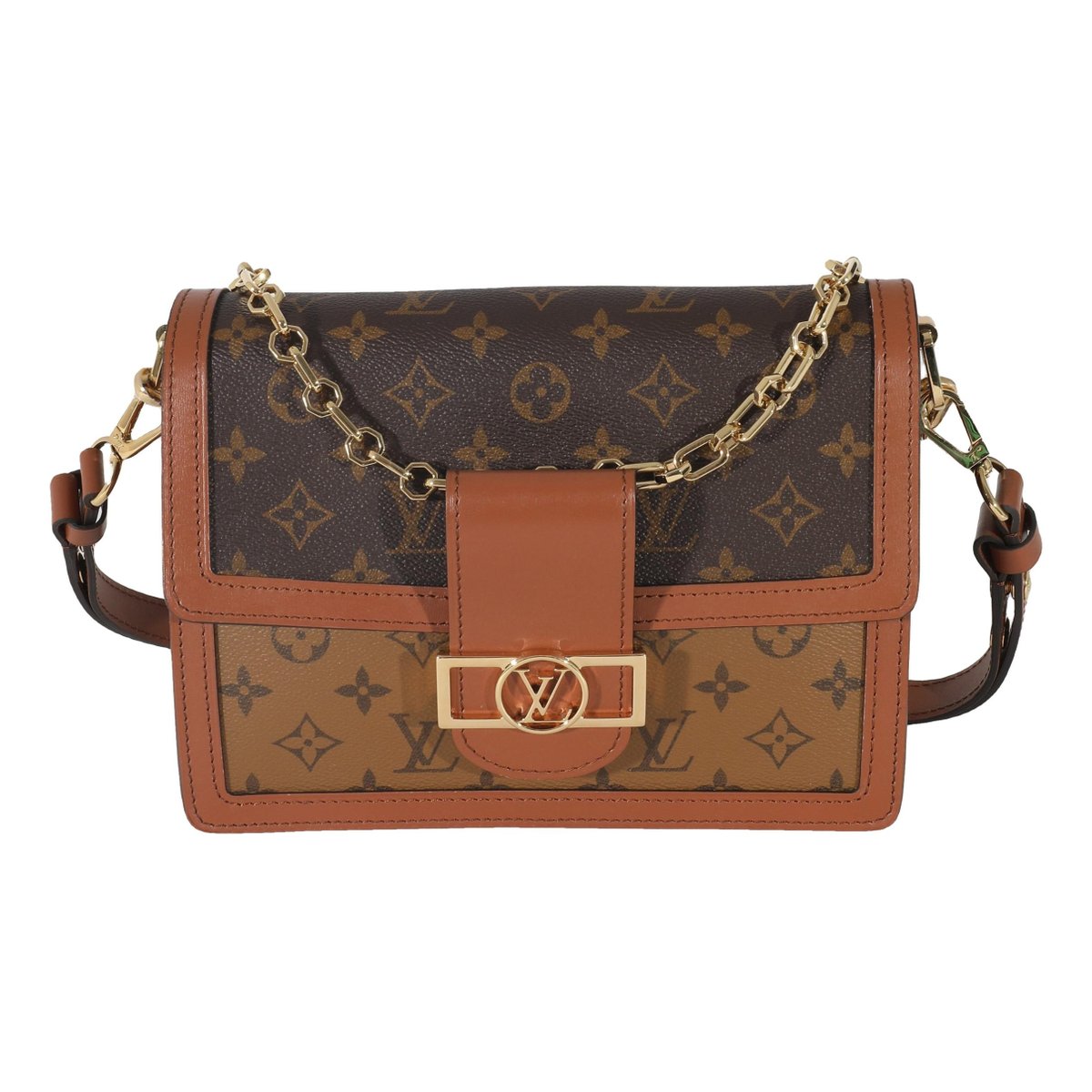 Dauphine leather handbag