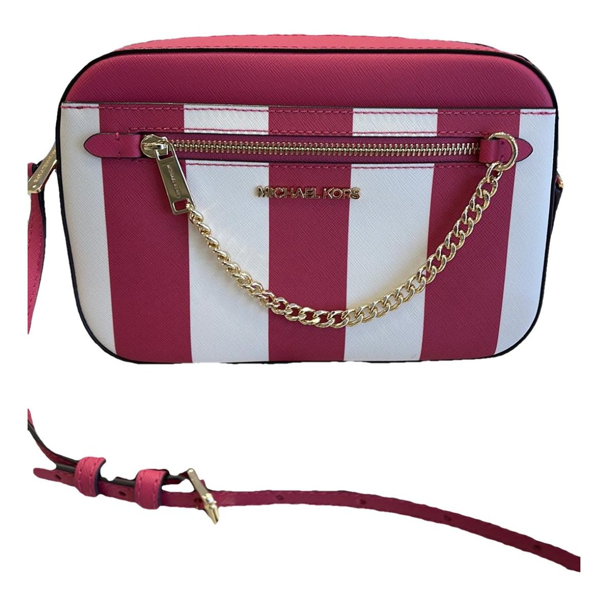 Jet Set leather crossbody bag