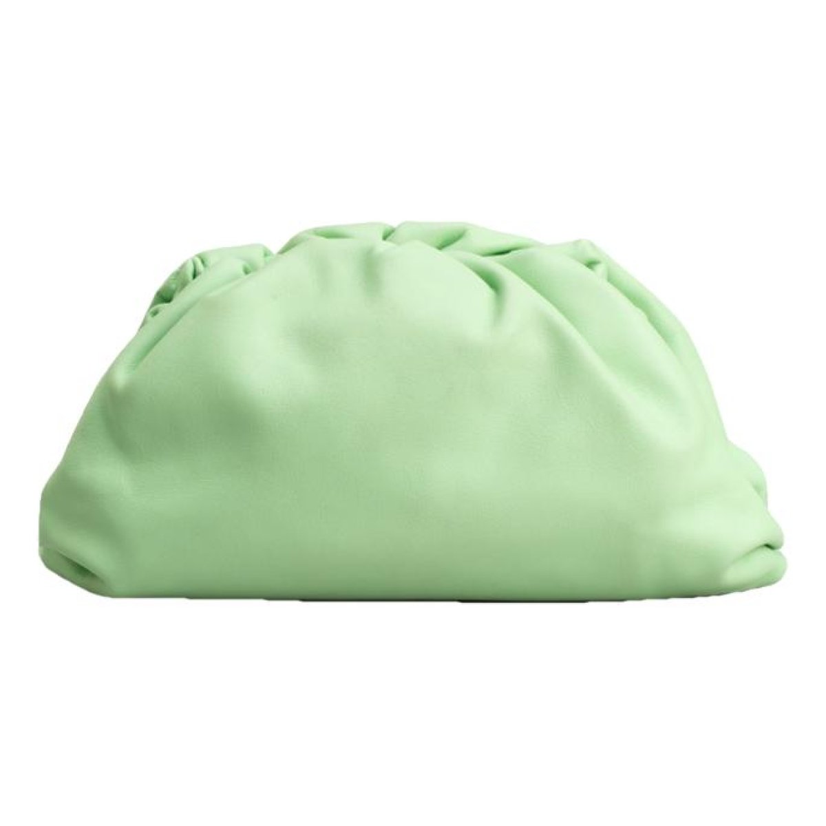 Pouch leather clutch bag