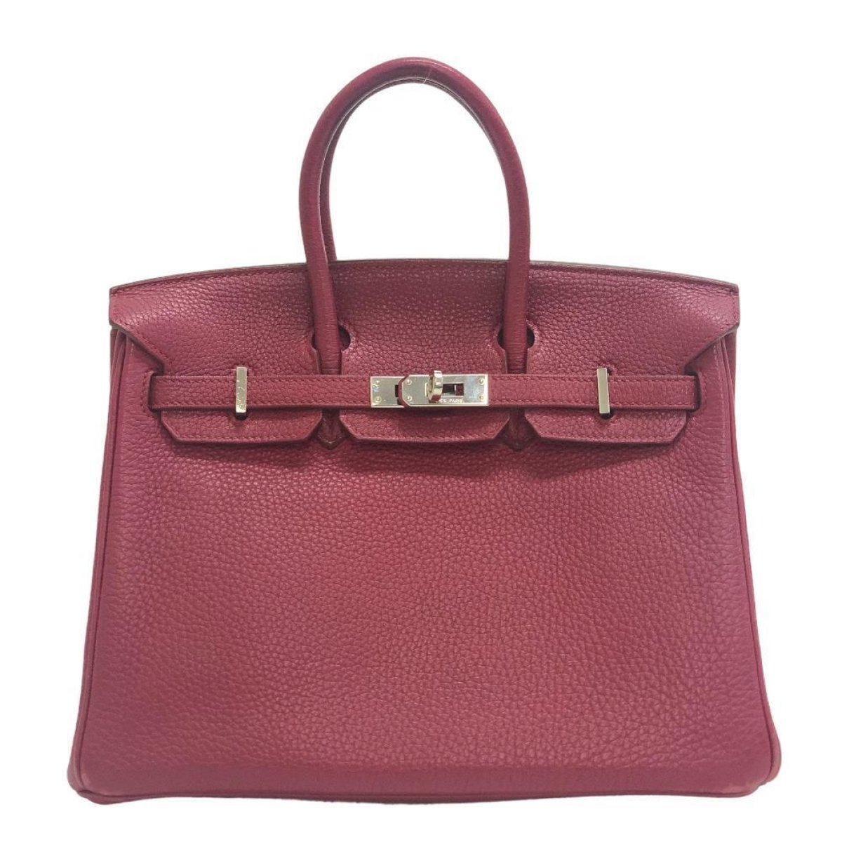 Birkin 25 leather handbag