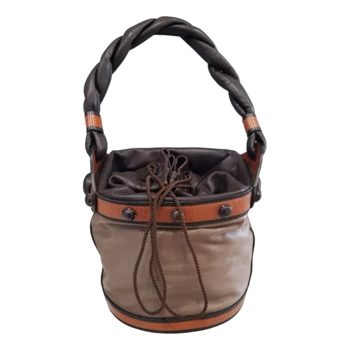 Palazzo Bucket leather handbag