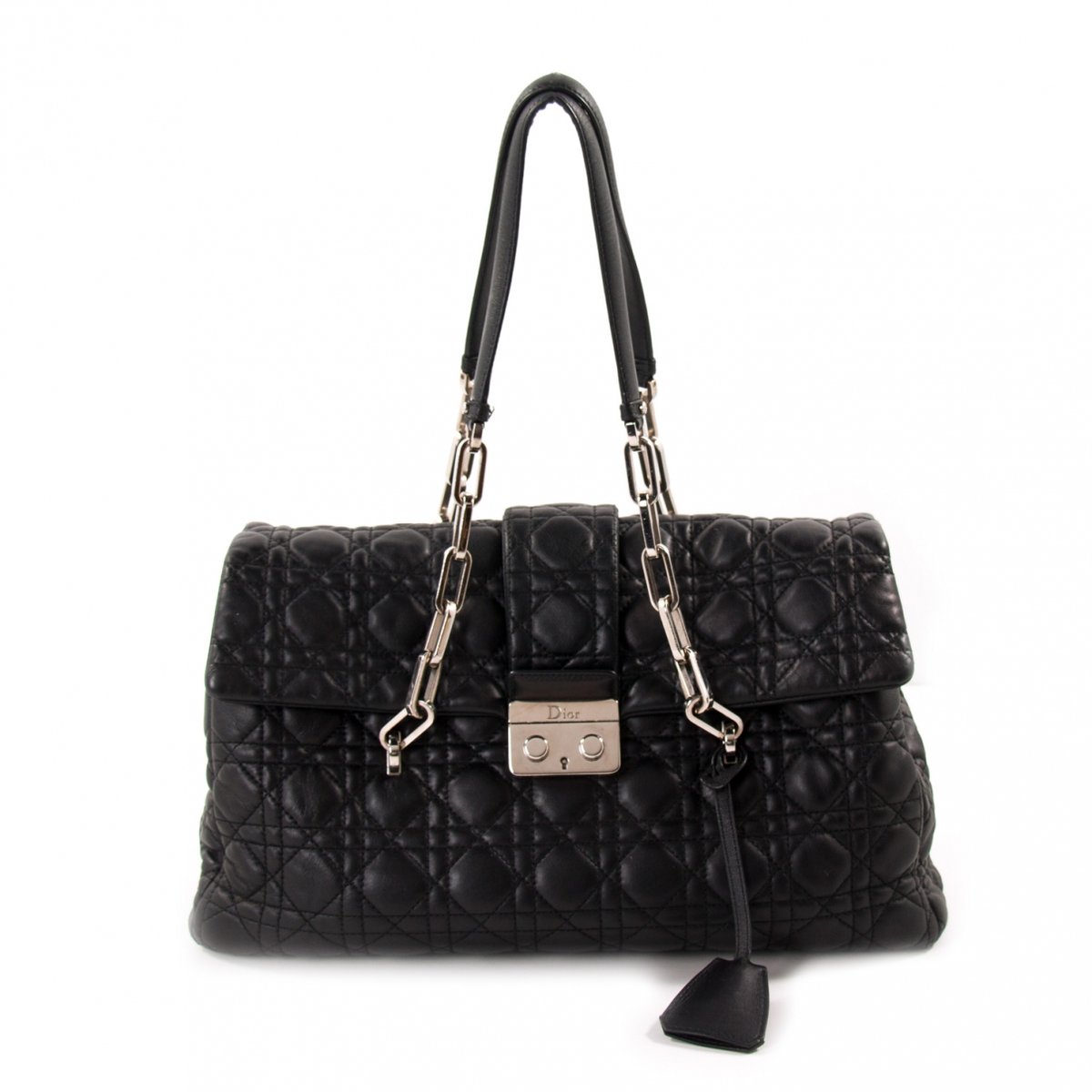 New Lock leather handbag