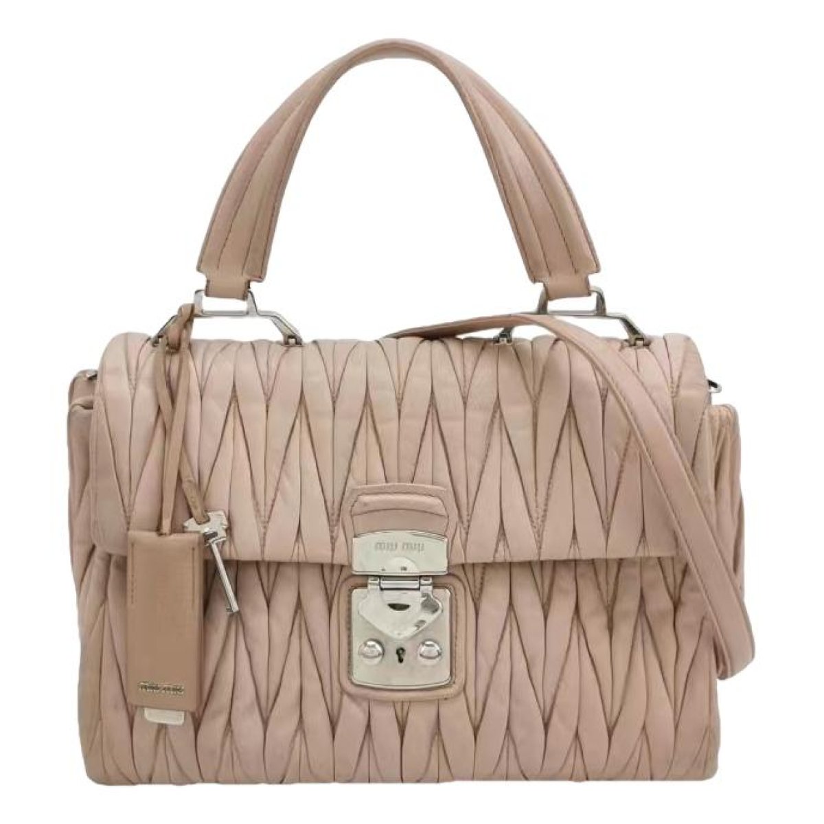 Miu Confidential leather handbag