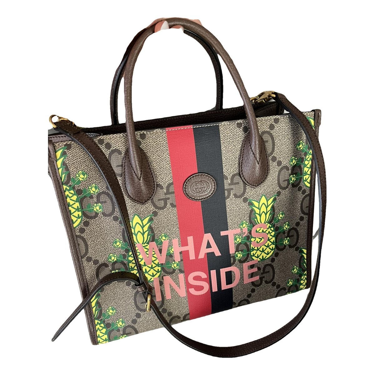 GucciTotem leather tote