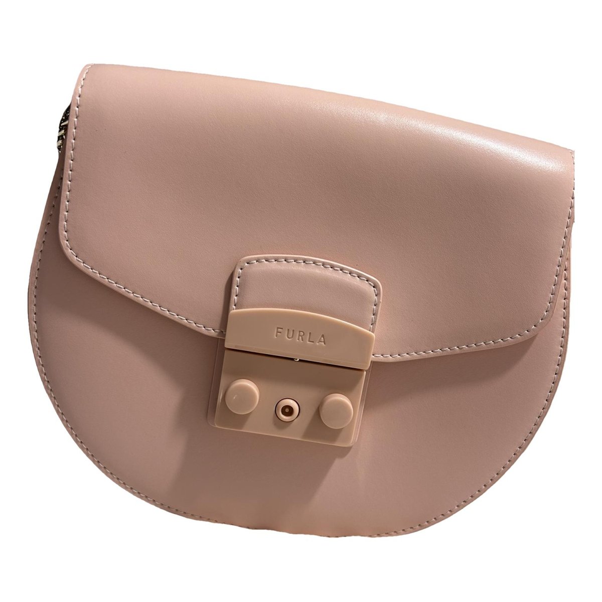 Metropolis leather clutch bag