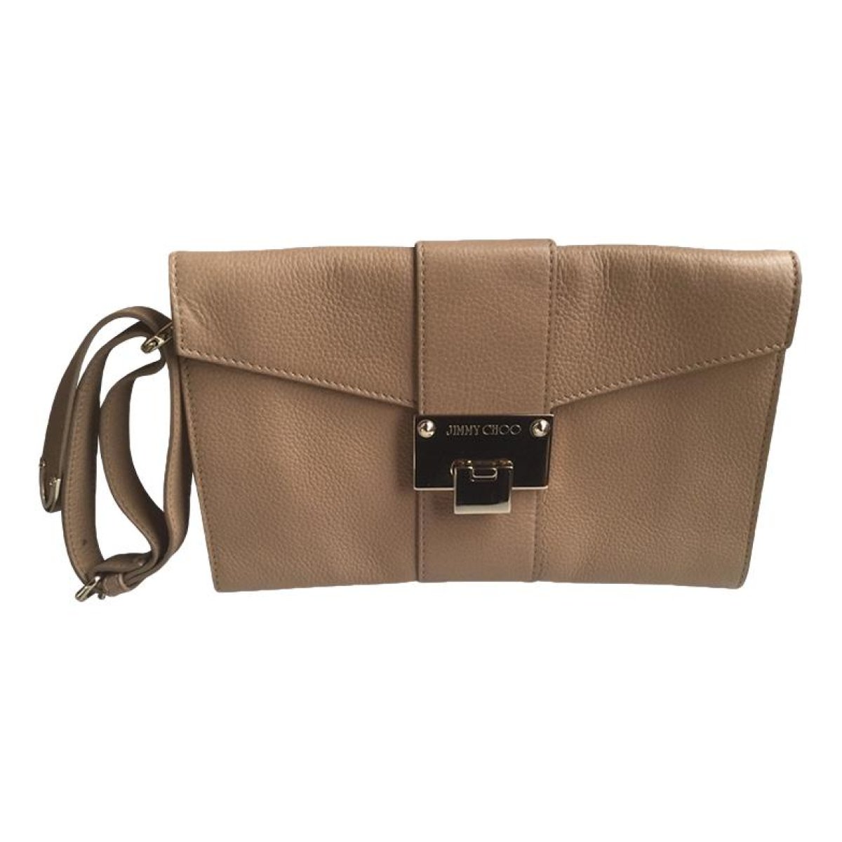 Rebel leather clutch bag