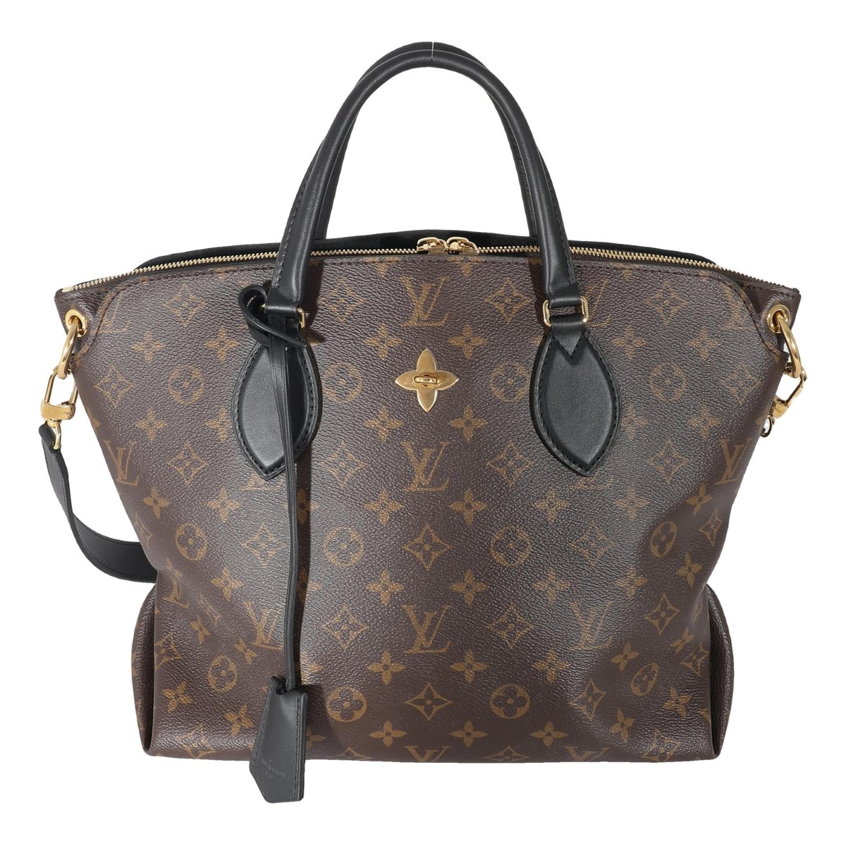 Flower Tote leather handbag