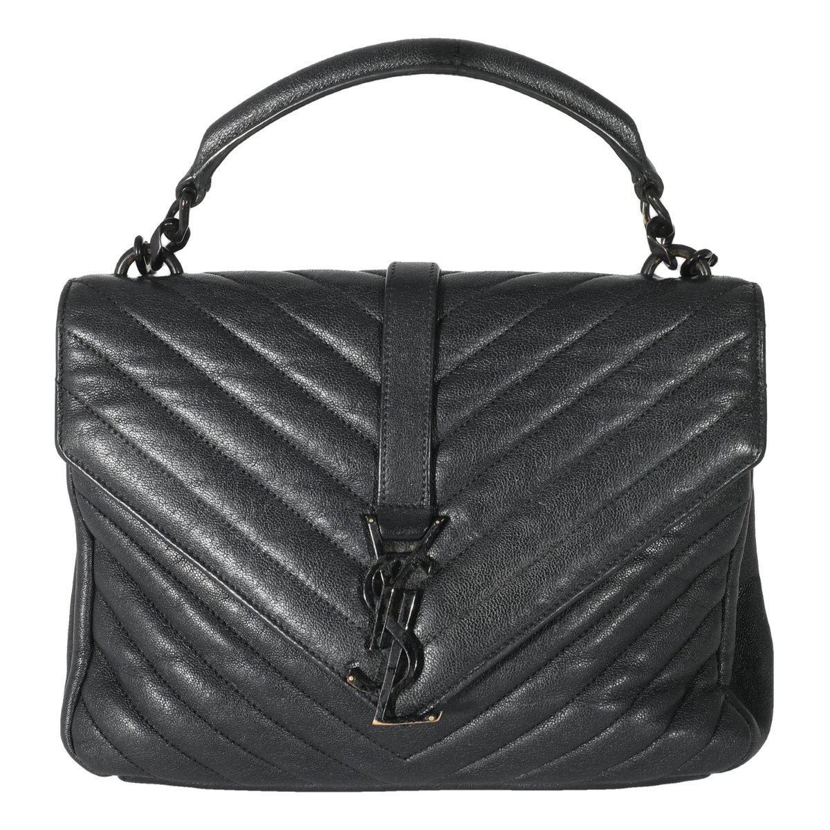 Collége monogramme leather handbag