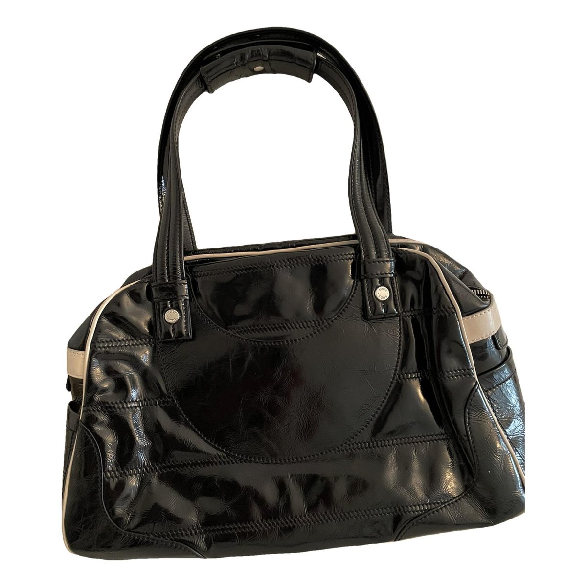 D Bag patent leather handbag