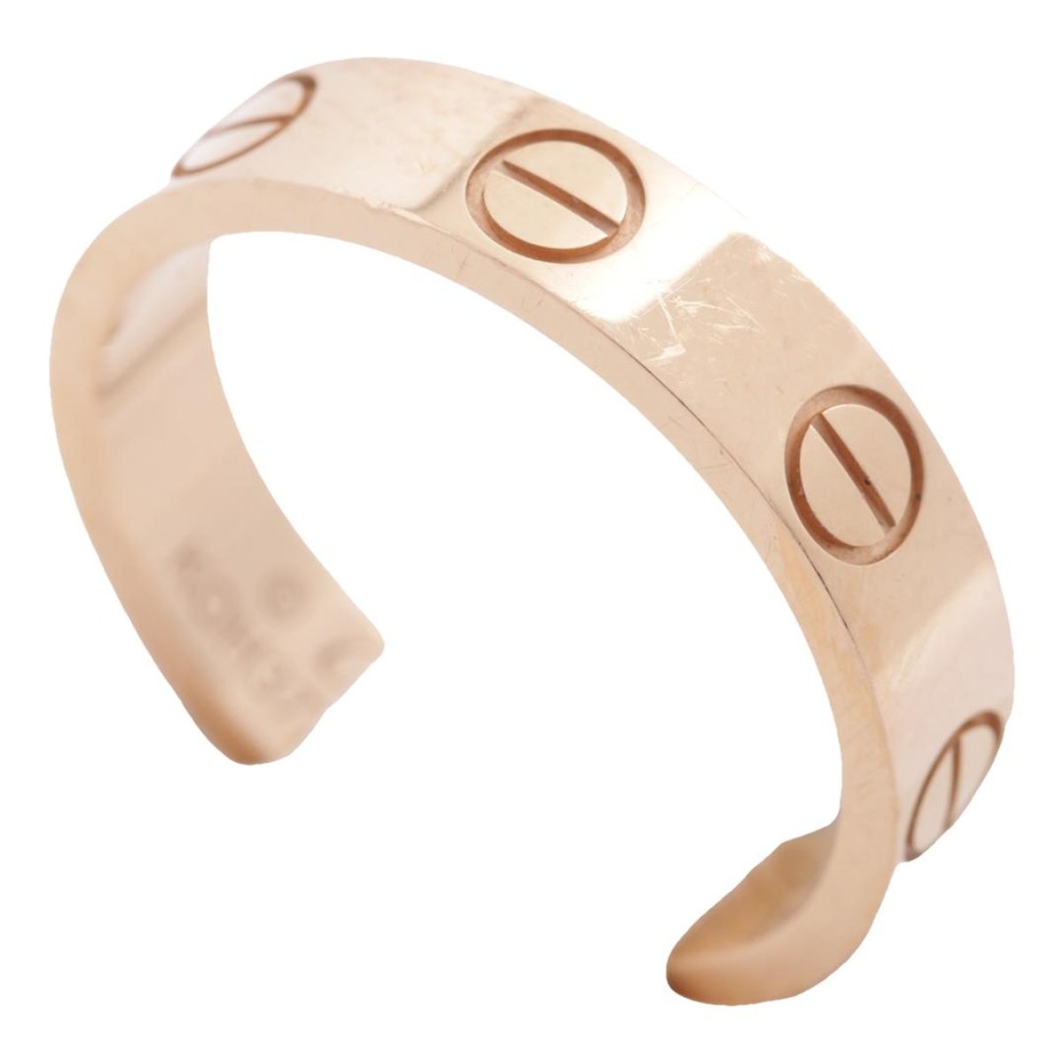 Love pink gold ring