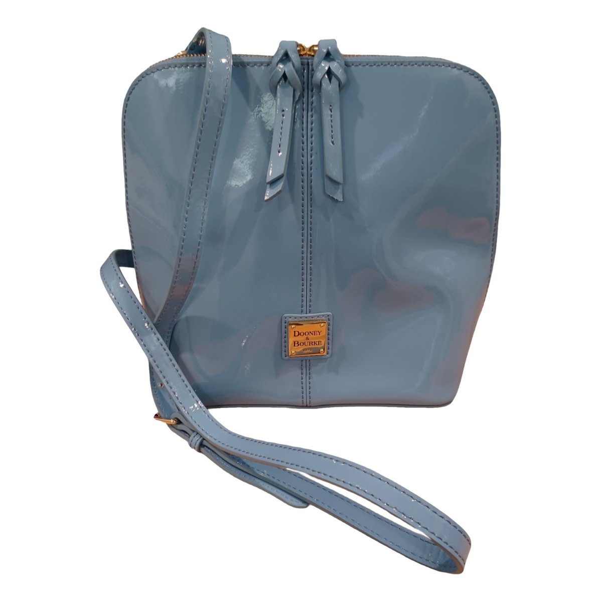 Patent leather crossbody bag