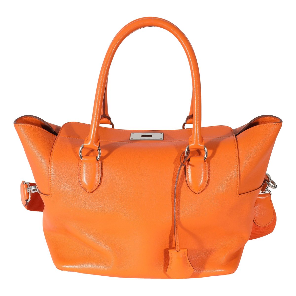 Toolbox leather handbag