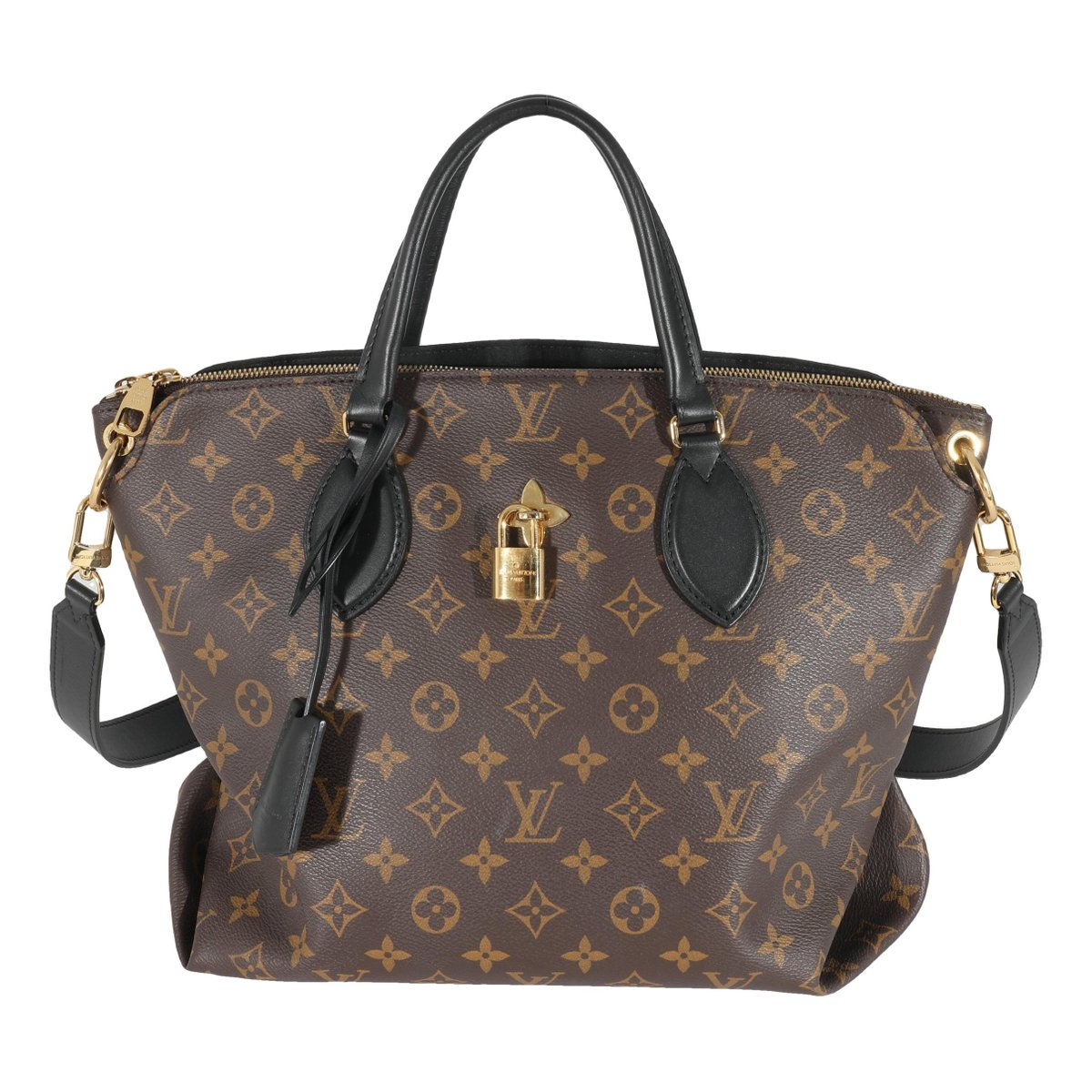 Flower Tote leather handbag