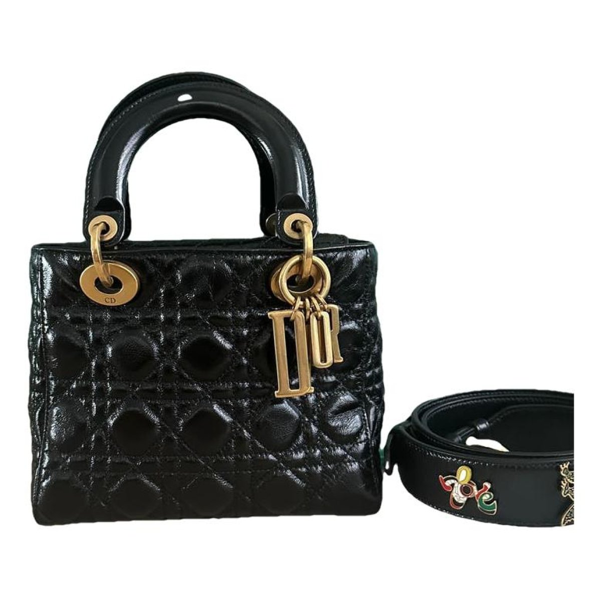 Lady Dior leather handbag