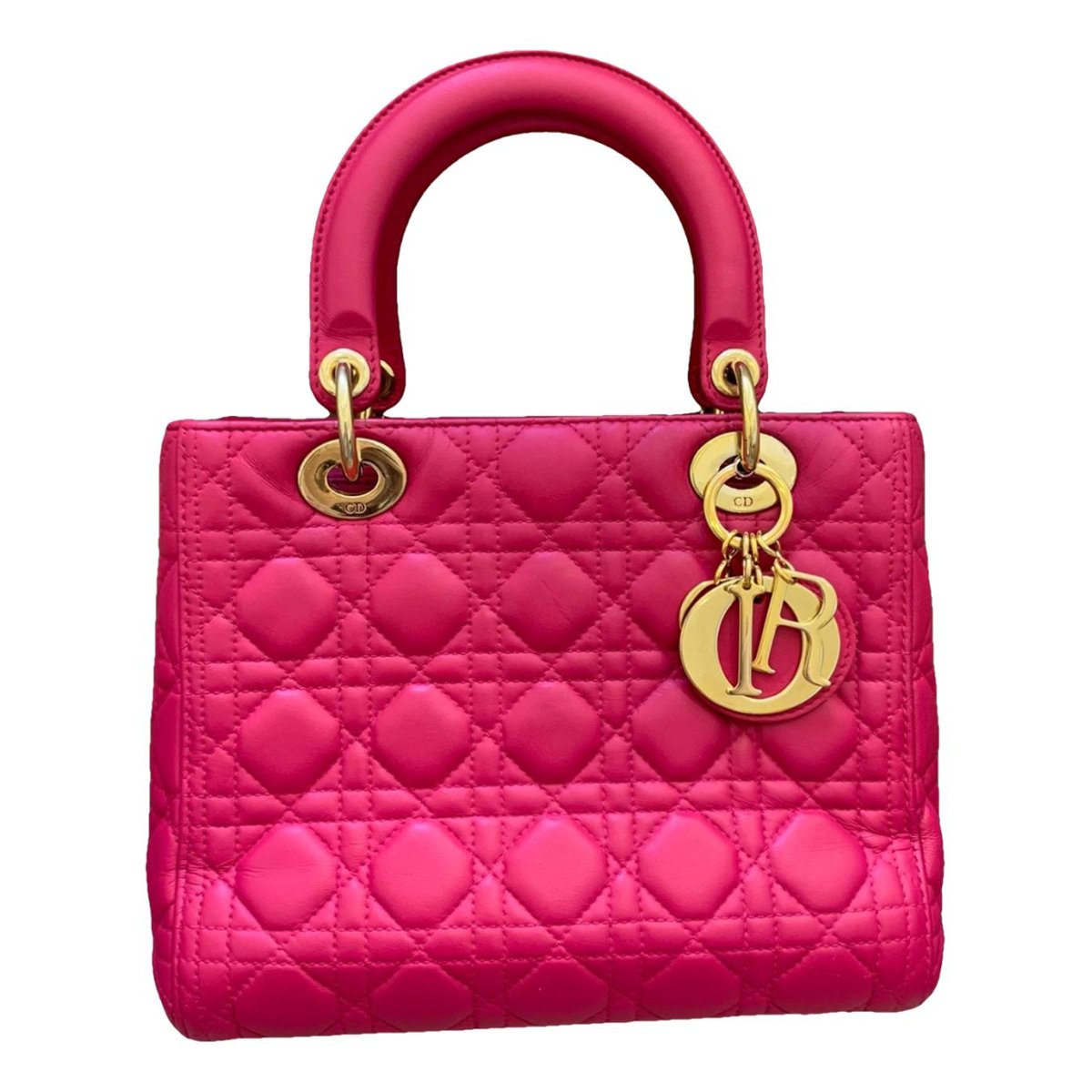 Lady Dior leather handbag