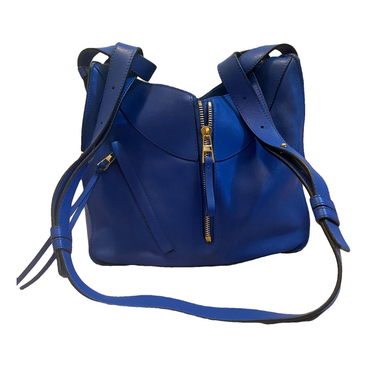 Hammock leather handbag
