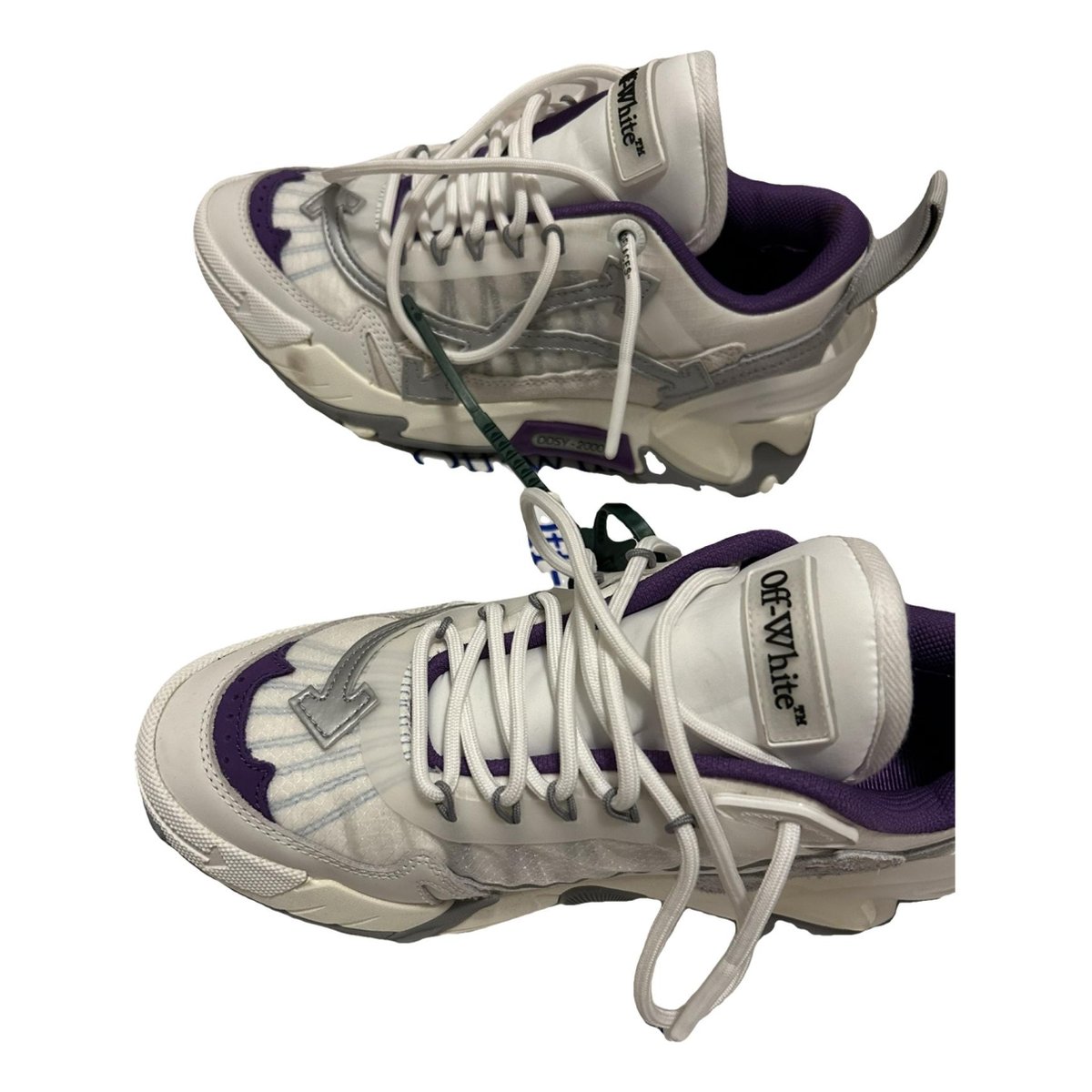 Runner leather trainers