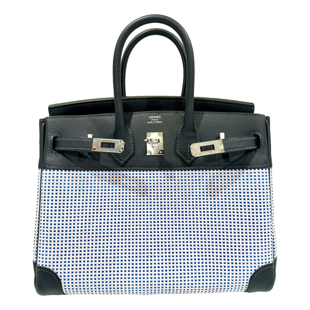 Birkin 25 leather handbag