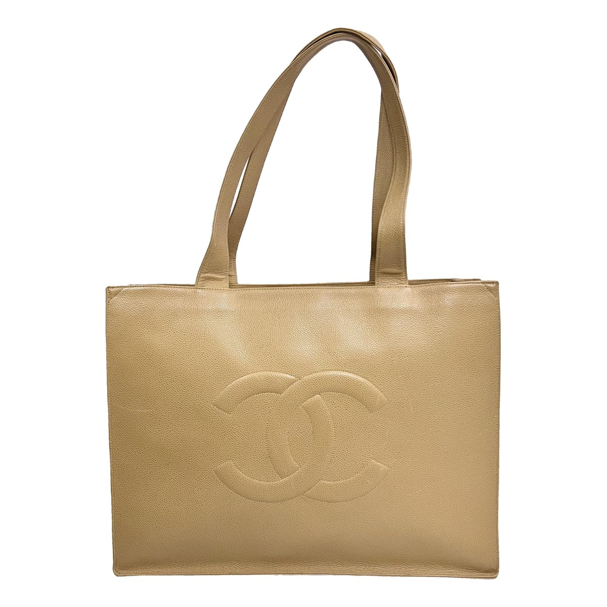 Vintage CC Chain leather handbag