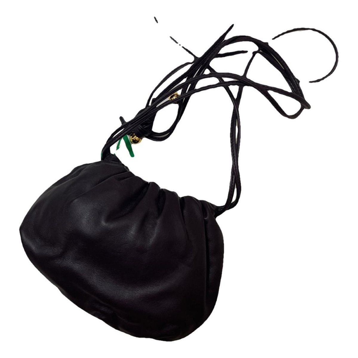 Pouch leather crossbody bag