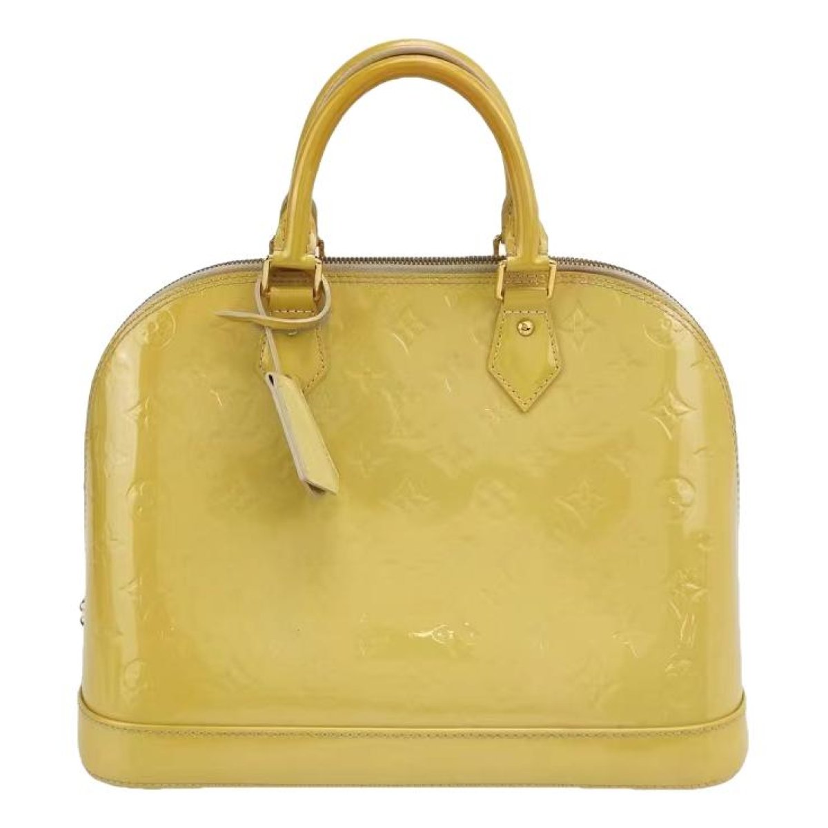 Alma BB patent leather handbag