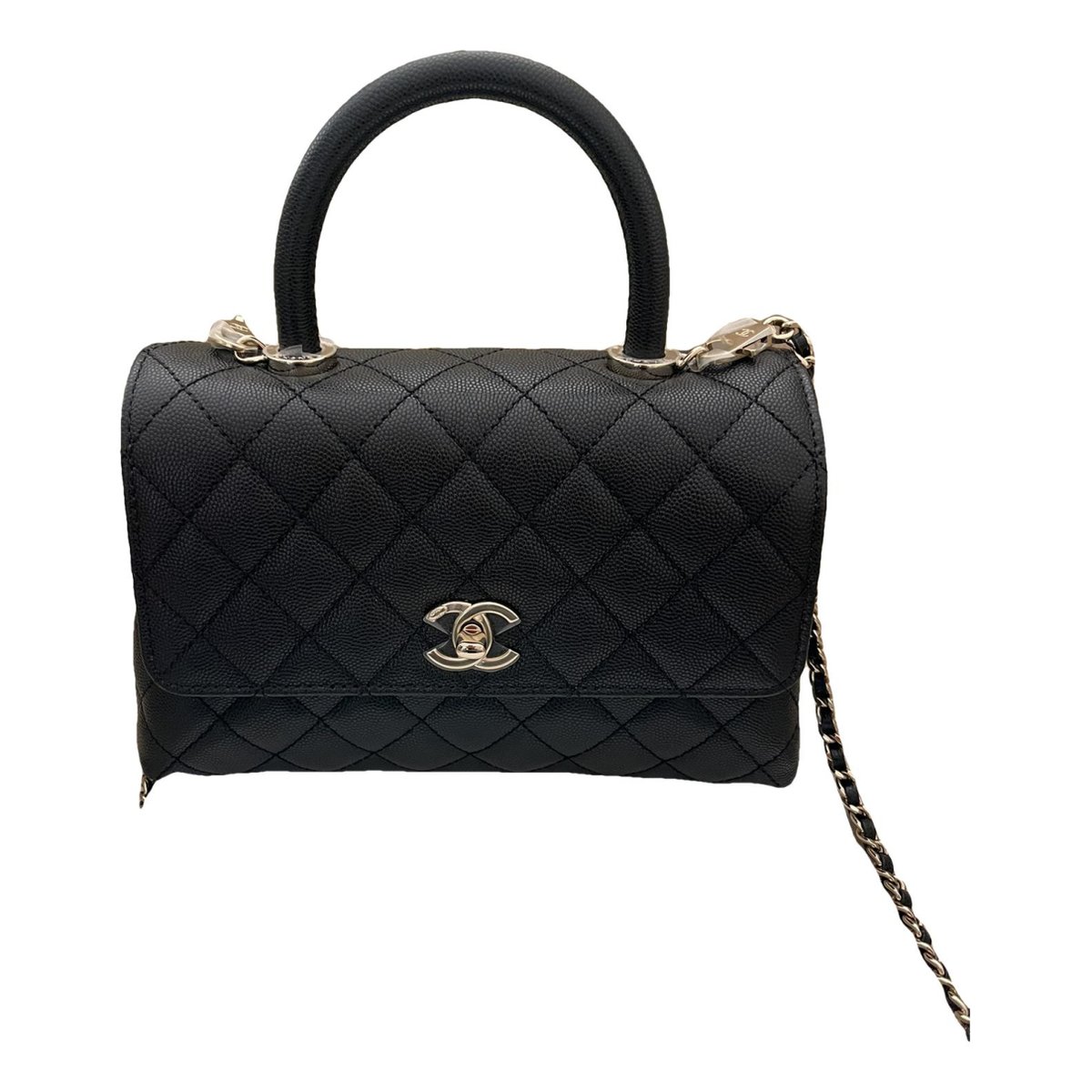 Coco Handle leather handbag