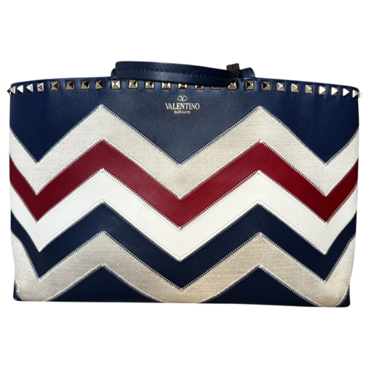 Go logo leather tote