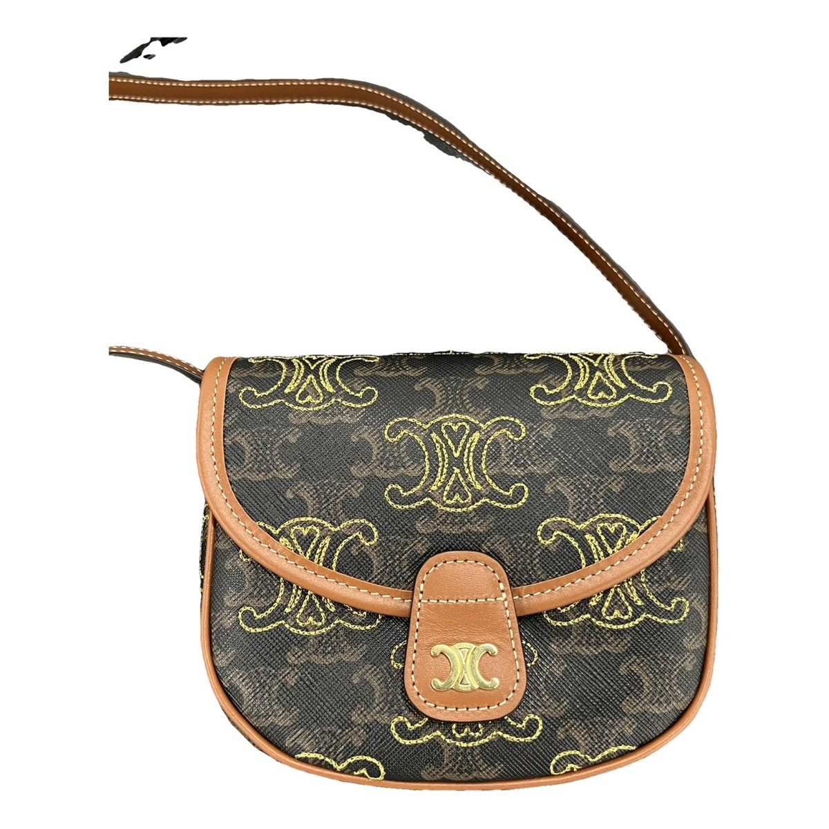 Triomphe Maillon leather crossbody bag