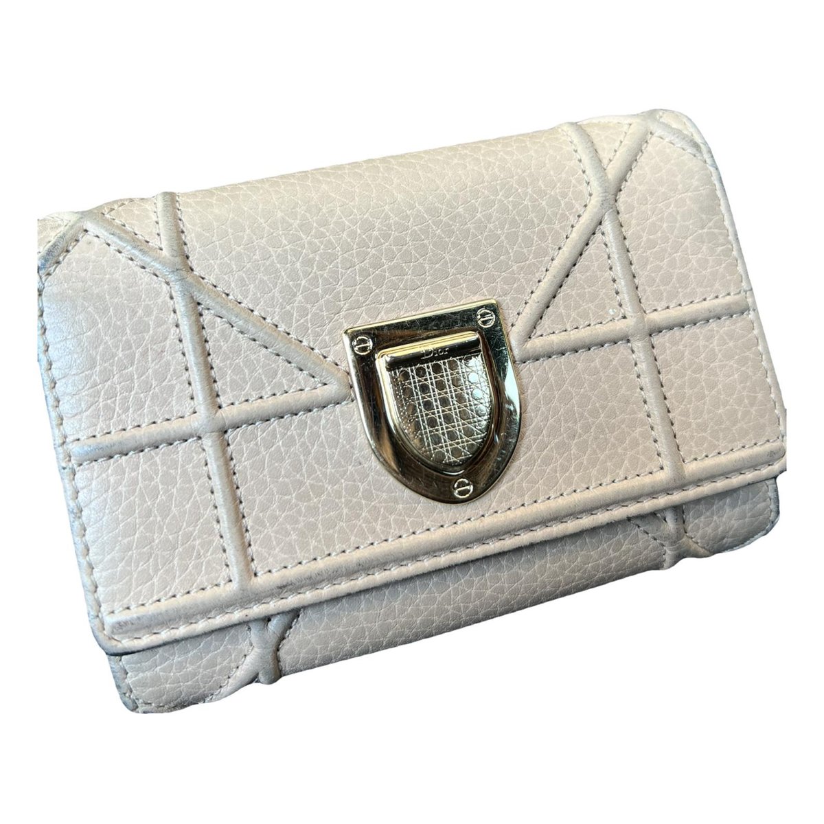 Diorama leather wallet