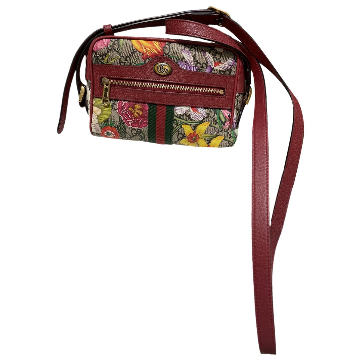 Ophidia leather crossbody bag