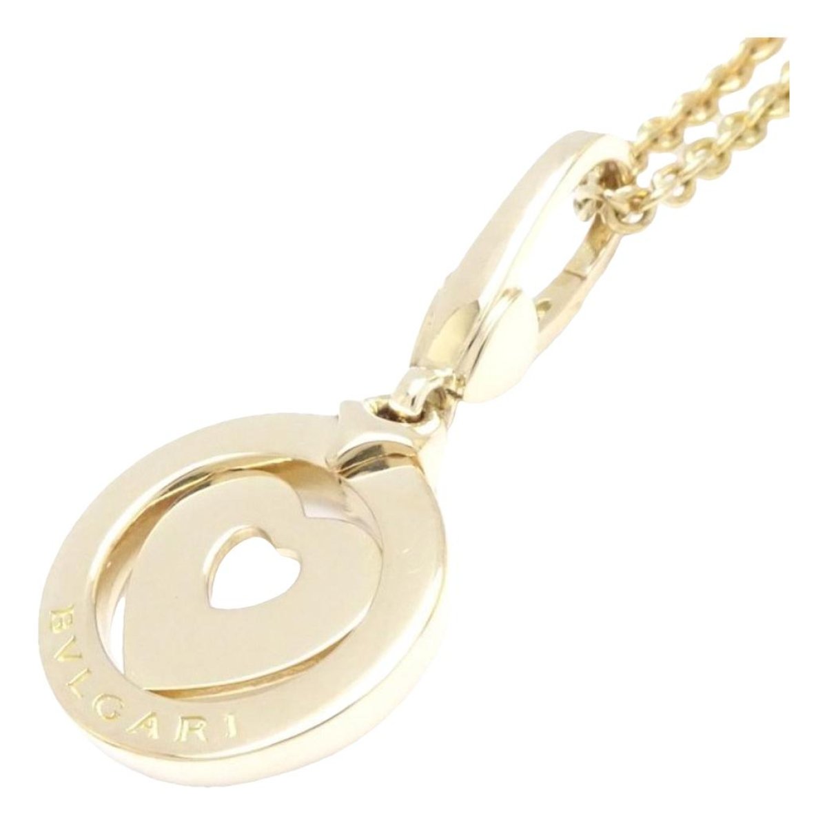 Tondo yellow gold necklace