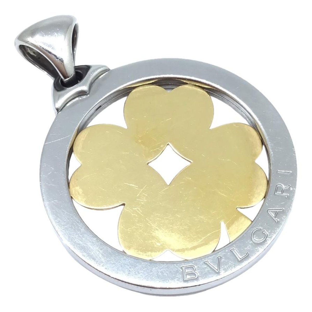 Tondo yellow gold necklace