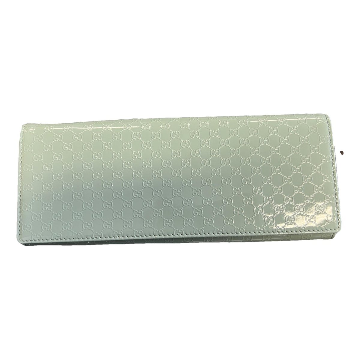 Broadway patent leather clutch bag