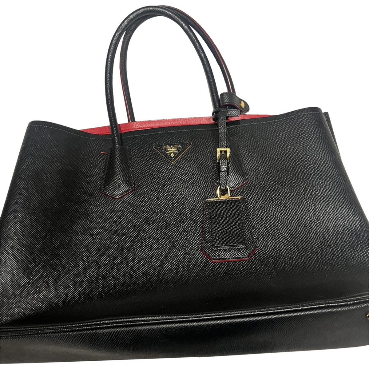 Saffiano leather tote