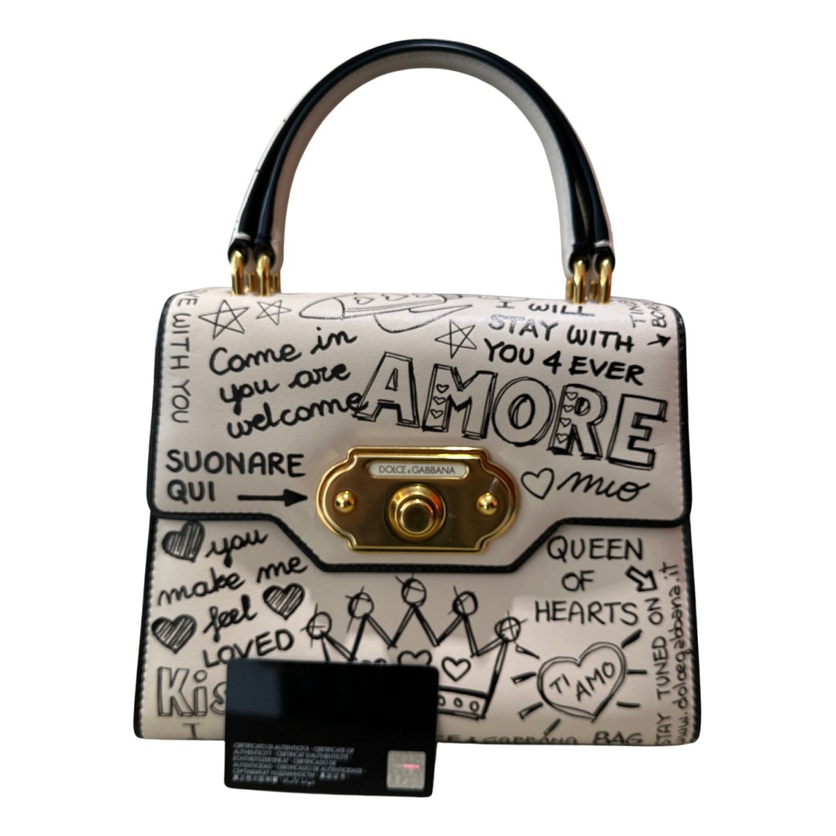 Lucia leather handbag