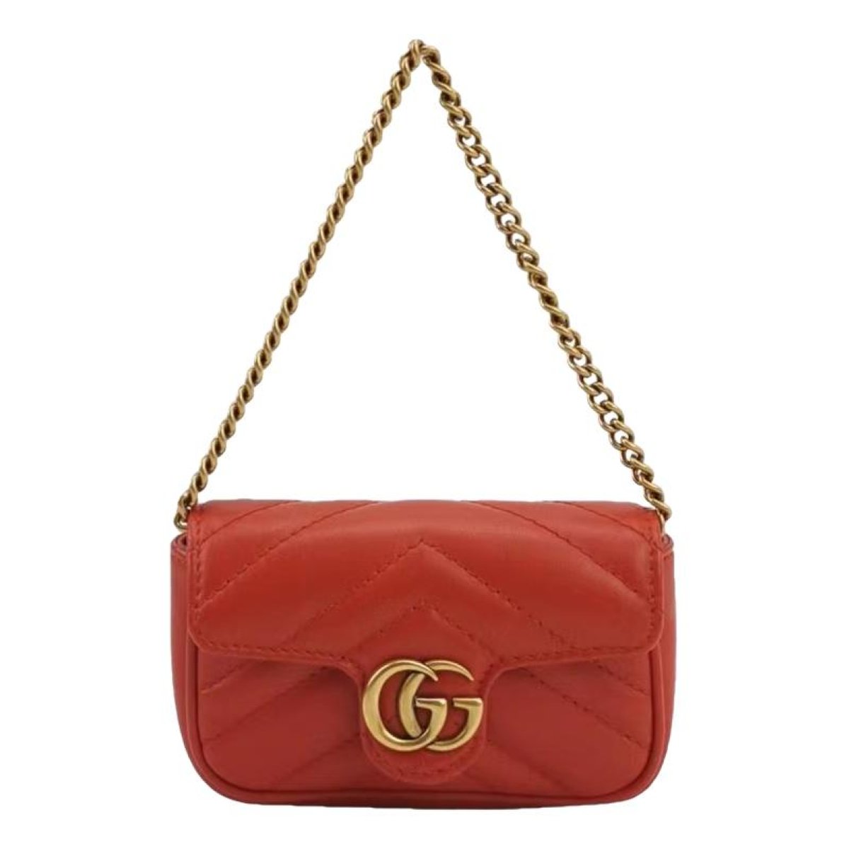 GG Marmont Flap leather handbag