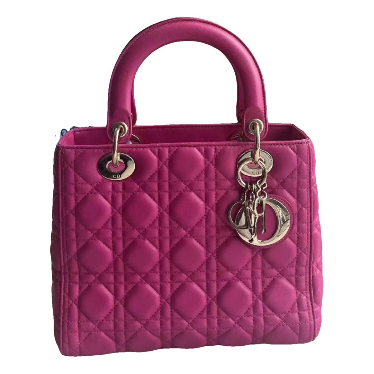 Lady Dior leather handbag