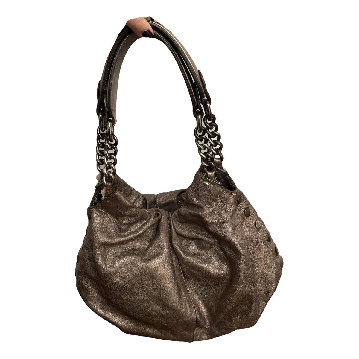 Dita leather handbag