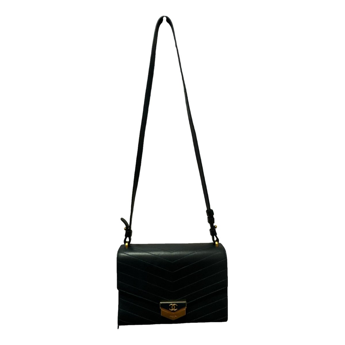 Trendy CC Flap leather handbag