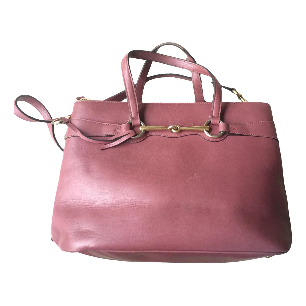 Horsebit Chain leather handbag