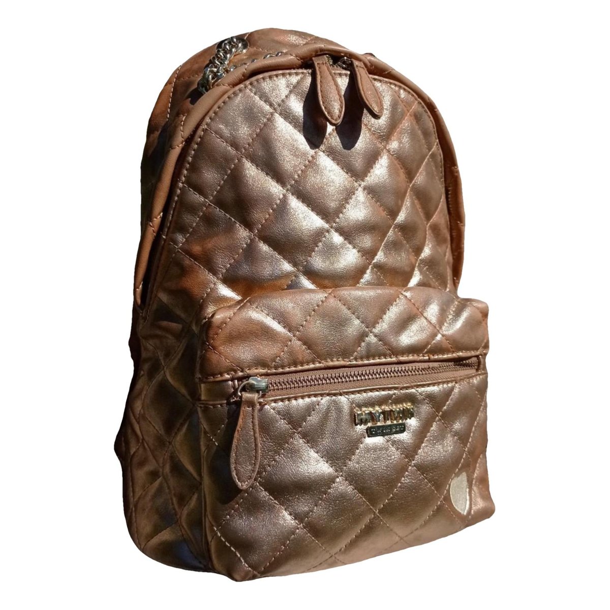 Vegan leather backpack