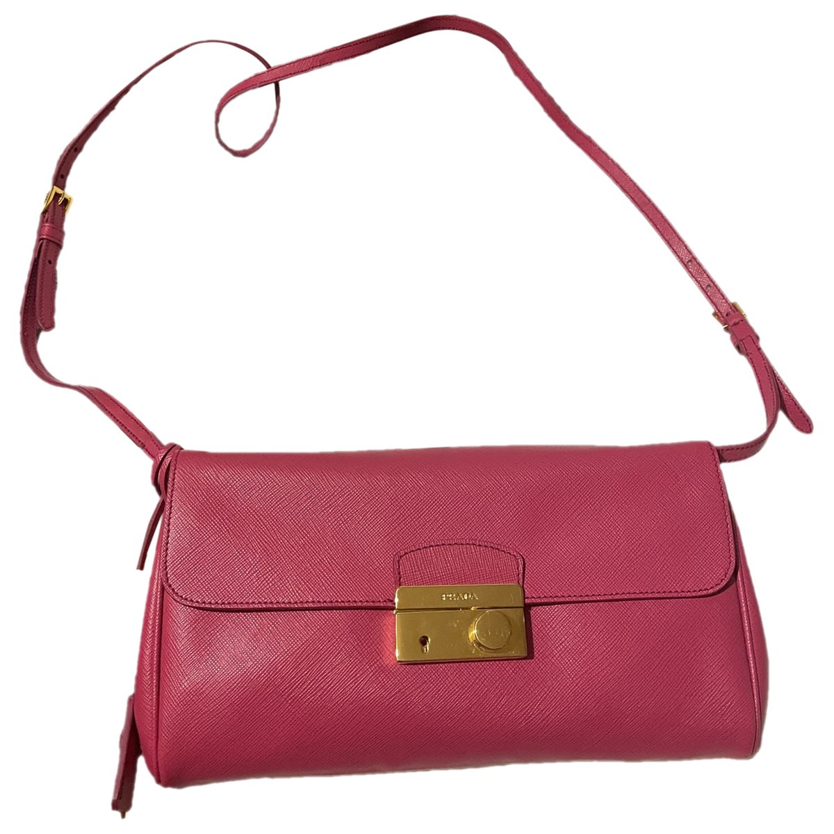 Prada Pocket leather handbag