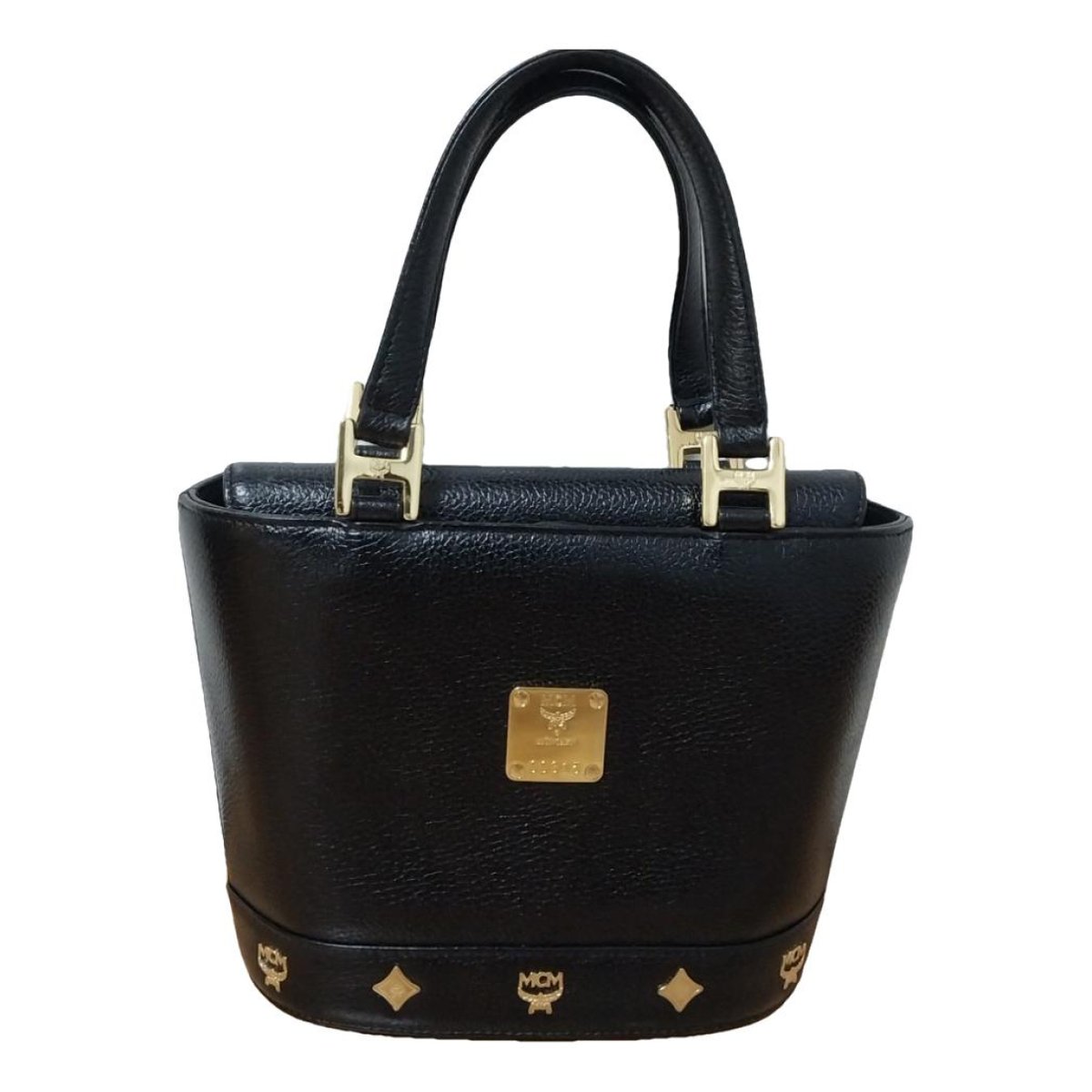 Boston leather tote