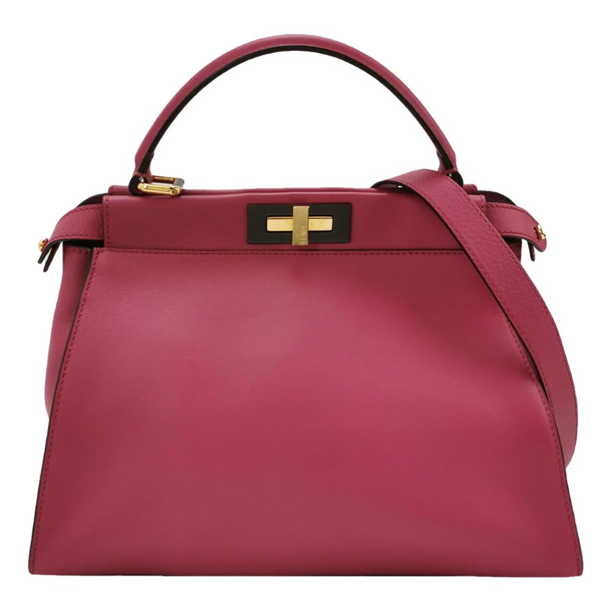 Peekaboo leather handbag